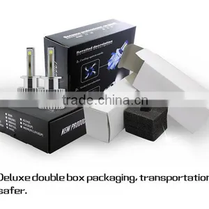 Mini Build-in-fan LED Headlight High Power HID Xenon 100W Xenon Digital HID Kit H1 H3 H7 9005 HB3 9006 thumbnail-3
