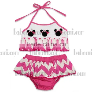 Minnie Hand Smocked Swimsuits for Little Girl thumbnail-1