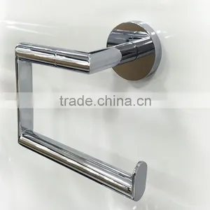 Stainless Steel Modern Chrome Wall Mounted Towel Rack Holder Towel Ring Paper Tissue Holder Bathroom Hardware Bath Accessories thumbnail-3