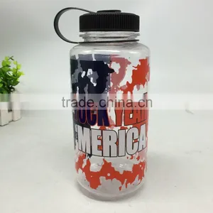 1Liter Wide Mouth Bottle Big Size Plastic Water Bottle With Screw Lid Water Proof Transparent thumbnail-1