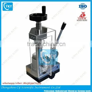 CYJ-12 Manunal Operation Laboratory Hydraulic Press With Hydraulic Pressure thumbnail-1
