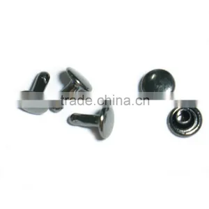 Wholesale Nickel Free 8mm Brass Single Layer Rivet for Leather Garment Handbags thumbnail-2