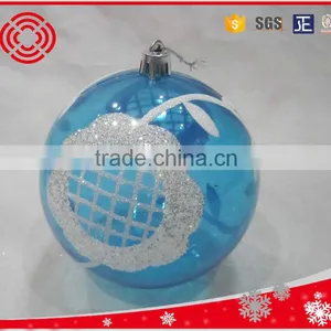 Promotional Decorative Plastic Christmas Ball , Tree Decoration thumbnail-1