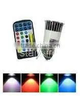 5W RGB GU10/E27 LED Bulb Lighting thumbnail-1