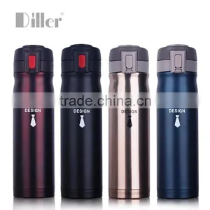 High Quality One Touch Lock Lid Insulated Stainless Steel Water Bottle Quality Choice thumbnail-1