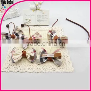 Beautiful 5-pieces Fashion Bowknot Decoration Hair Accessory Set thumbnail-2