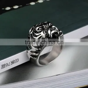 Big Lion Head Men's Ring Indian Head Ring thumbnail-4