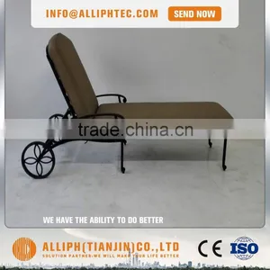 Outdoor Garden Beach Pool Aluminum Chaise Lounge thumbnail-3