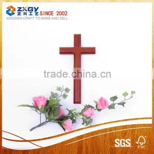 Solid Wood Wall Cross thumbnail-1