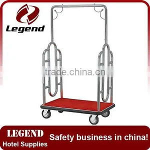 Classic Lightweight Hotel Luggage Cart Wheels thumbnail-1