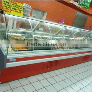 Supermarket Glass Deli Meat Showcase Refrigerator thumbnail-4