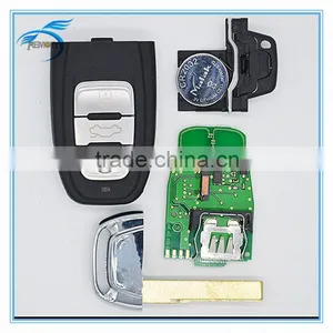 For Audi A4L Q5 Smart Car Key Case With 3 Button 8K0959754(C) 868Mhz With Emergency Key thumbnail-3