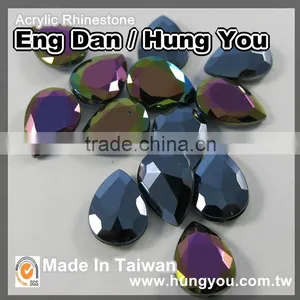 Hot Sales 18x25mm Drop Shaped Point Back Rhinestone For Shoe thumbnail-1