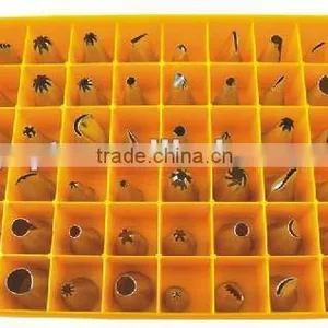 Stainless Steel 48 Pcs Cake Decorating Metal Nozzle Pastry Piping Tips thumbnail-1