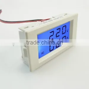 Dual Display Panel Meter for AC Voltage and ac Current Meter thumbnail-1