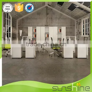 YS-SW03 Standard Sizes Of Workstation Furniture 4 Seats Laptop Desk Guangzhou Office Furniture Manufacturers thumbnail-3