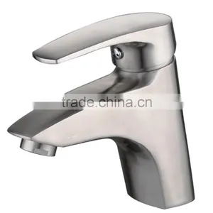 Nickle Color Simple Modern Design High Quality Wash Basin Mixer Tap thumbnail-6