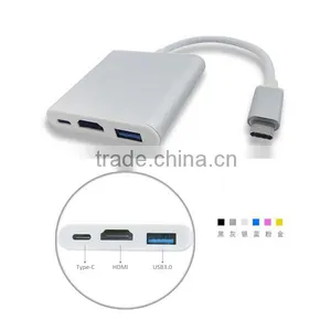 2016 Newest Design Usb3.1 Type c Hub Adapter for Laptop thumbnail-2