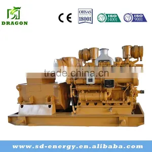 Biomass Gas Generator Set 200KW for Rubbish Landfill Animal Husbandry & Livestock Breeding Delaction With Water Cooled thumbnail-1