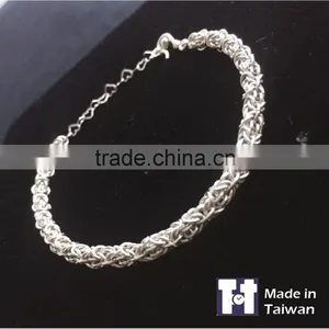 Customized 925 Byzantium Sterling Silver Bracelet For Women's thumbnail-4