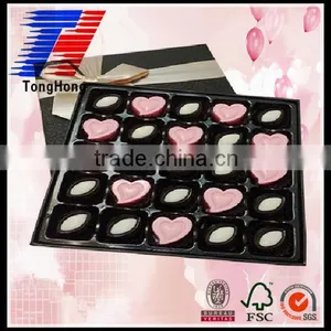 Custom Exquisite Chocolate Packaging Gift Paper Box With Handle Drawer Heart thumbnail-5