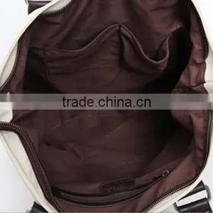 Custom Canvas Tote and Shoulder Portable Large Leisure Travel and Fashion Unsex Shopping Bag thumbnail-6