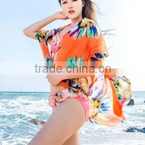 Beach Chiffon Wrap Hawaiian Sarong Skirt Bikini Cover up Scarf thumbnail-4