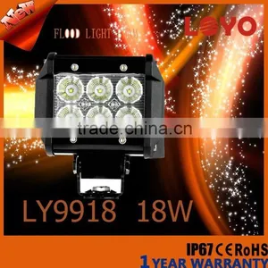 12V Offroad Led Light Bar for Trucks Motorcycle Atv Suv IP67 CE RoHs 18w Led Light Bar Wholesale thumbnail-1