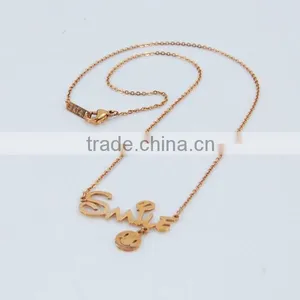 Rose Gold Plated Angel Name Necklace Jewelry Custom Name Pendant Necklace thumbnail-3