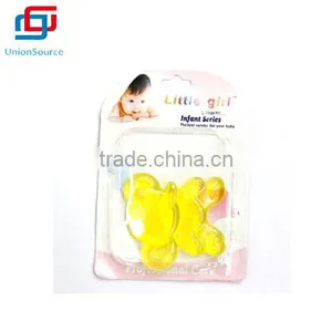 Factory Wholesale Baby Accessory Safety Ecofriendly Soft Silicone Baby Teether thumbnail-1