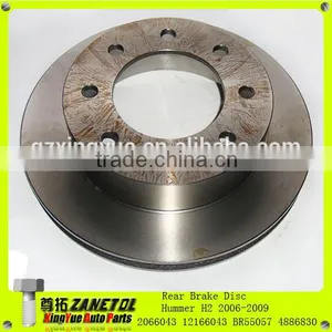 Auto Rear Brake Rotor for 4.8 6.0 Hummer H2 Chevrolet Express 2500 GMC Savana 3500 thumbnail-1