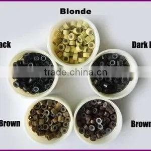 Silicon Micro Rings, Micro Rings With Screw, Nano Rings for Hair Extension thumbnail-3
