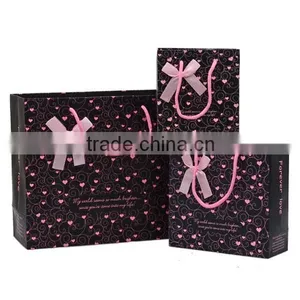 Black Popular Paper Gift Bag Paper thumbnail-2