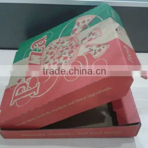 Standard Custom Brown Pizza Box Printed Logo/high Quality and Cheap Price Pizza Box thumbnail-1