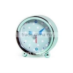 Small Size Round Shape Promotion Desk&Alarm Clock thumbnail-1