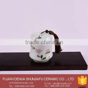 Wholsale Ceramic Tea Caddy Canister Sealed Cans Handmade Tank thumbnail-1