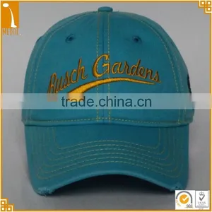2016 New Multi-panel Custom Designed Distressed Baseball Hats Caps thumbnail-1