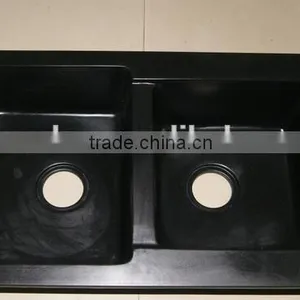 Black Acrylic Solid Surface Kitchen Sink, ,artificial Stone Sink,wash Basin thumbnail-4