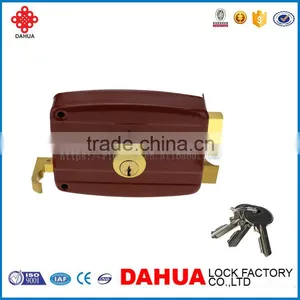 High Quality Rectangular Printed Door Lock With Keys Safety Lock 6683 thumbnail-1