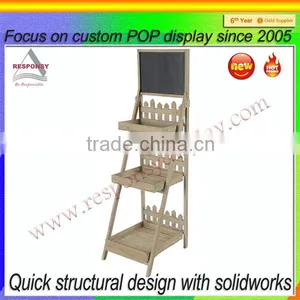Natural Wood Floor Display With KD Structure Small Package thumbnail-1