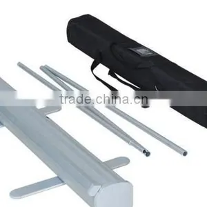 Advertising Aluminum Slim Base Roll up Display Stand, Expo Roll up Banner Stand for Display thumbnail-6