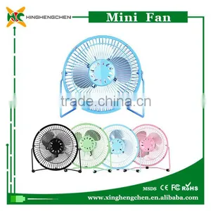 High Speed Cooling Fan 4" Colorful Small Table Fan thumbnail-5