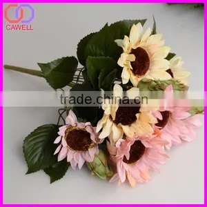 Cheaper Plastic Wholesale Silk Flowers Sunflowers thumbnail-1