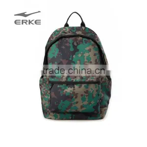 ERKE Ultra-functional Backpack School Backpack Daypack Casual Camouflage Patterns Grid Stripe Printing, Lining :100% Polyester thumbnail-1