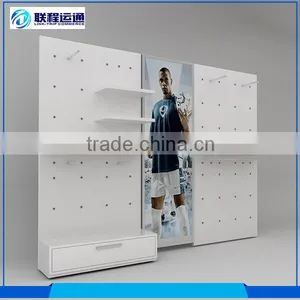 Football Mirror Polished Metal Tube Clothes Display Stand thumbnail-1