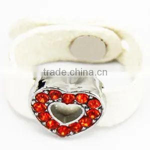 Slide Charm Leather Band Rings Buy From thumbnail-1