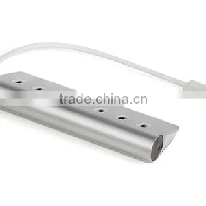High Quality 7 Ports Aluminum USB 3.0 Usb HUB For Macbook Pro Mac PC Laptop thumbnail-4