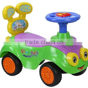 New Hot Sale New 4 Wheels Kids Plastic Car Slide Scooter Carrier Ride on Car Q01-2 thumbnail-2