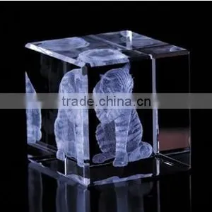 Blank Crystal Block Cube in Different Shapes for 3D Laser Engraving thumbnail-1