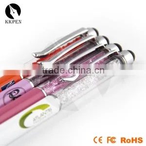 KKPEN 2 in 1 Promotional Twist Action Capacitive Screen Touch Stylus Metal Ball Pen thumbnail-3